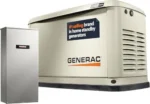 Generac Guardian 22kW Home Standby Generator with 200 Amp Transfer Switch, Durable All Aluminum, WiFi Enabled with G-Force Engine, Easy to Use, Whole House Powers Backups, Smart Outage Solution – Bisque - Image 6
