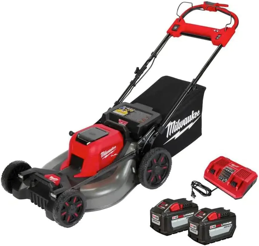 1-453-1.webp Milwaukee 2823-20 M18 Fuel Self-Propelled Dual Batterys 21-in Walk Behind Mowers - Image 1
