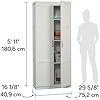 4+ 9 VIDEOS Sauder Select Storage Cabinet/ Pantry cabinets, White finish - Image 4