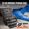 VEVOR Mechanics Tool Set and Socket Set, 1/4″ 3/8″ 1/2″ Drive Deep and Standard Sockets, 450 Pcs SAE and Metric Mechanic Tool Kit with Bits, Combination Wrench, Hex Wrenches, Accessories, Storage Case - Image 2