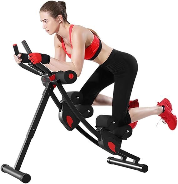 61oeBHqRsmL._AC_SX569_.jpg Fitlaya Fitness ab machine, ab workout equipment for home gym, Height Adjustable ab trainer, foldable fitness equipment. - Image 1