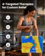 BOB AND BRAD Q2 Ultra Mini Massage Gun with Red Light Infrared Heating Head, Pocket-Sized Deep Tissue Massager for Muscle Therapy, HSA Portable Percussion Massage Gun for Pain Relief FSA Eligible - Image 3
