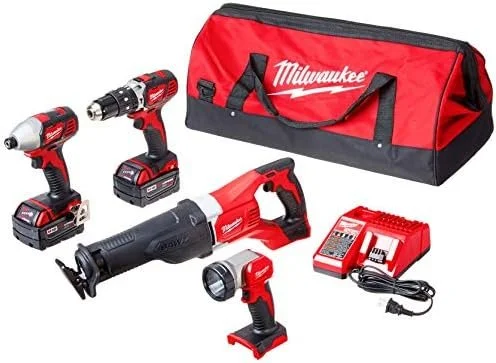 B004IZAIUK-0-1756239844478-1.webp Milwaukee 2696-24 M18 Cordless Compact Combo Tool Kit - Image 1